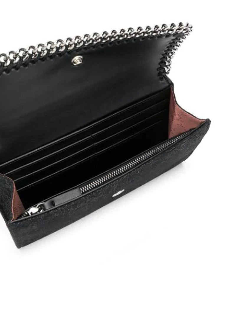 CONTINENTAL WALLET WITH FALABELLA FLAP