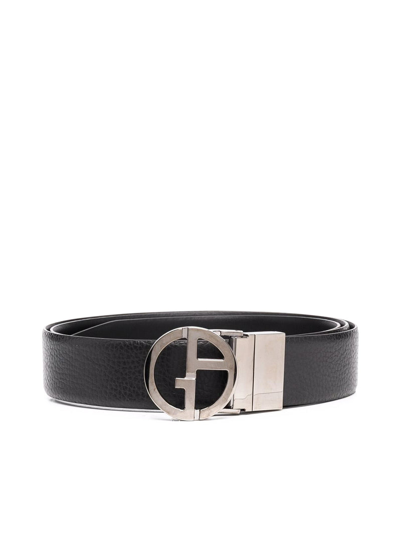 TWO-TONE REVERSIBLE LEATHER BELT