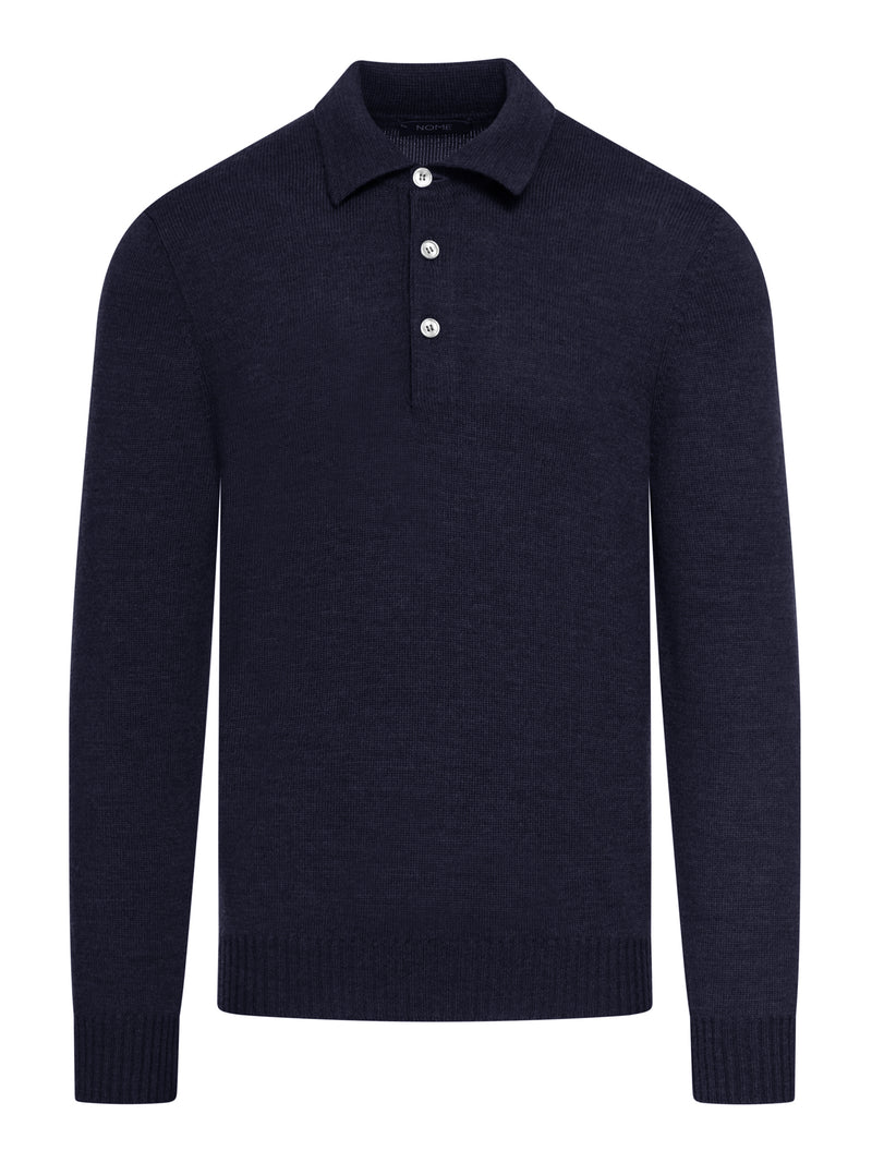 wool polo shirt