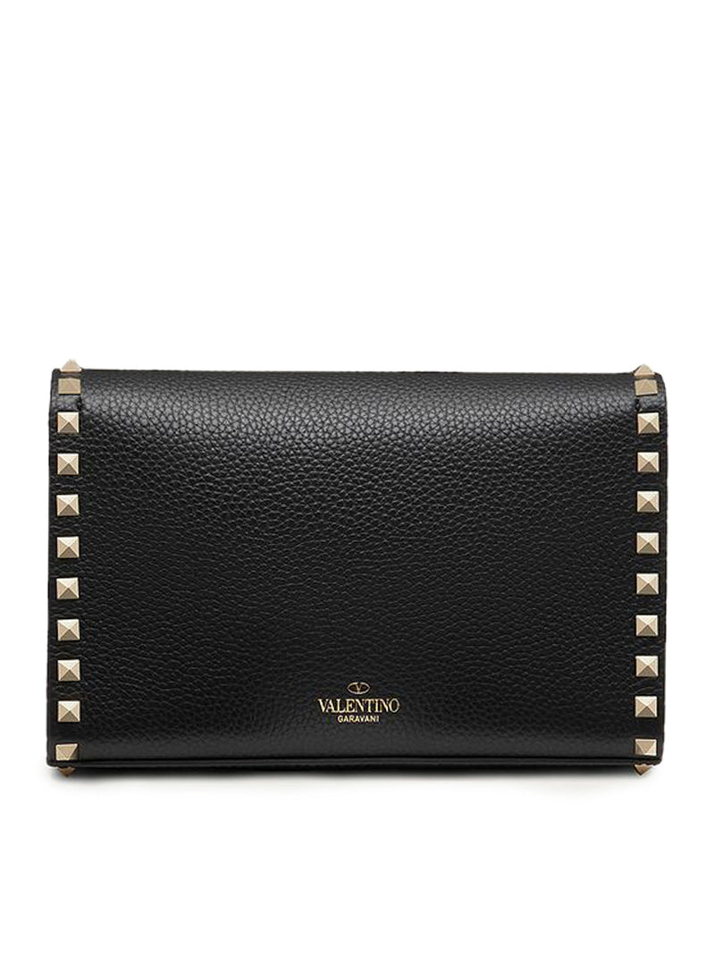 SMALL ROCKSTUD SHOULDER BAG IN GRENADE CALFSKIN