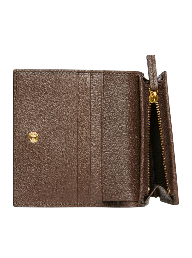 OPHIDIA SMALL WALLET IN GG SUPREME