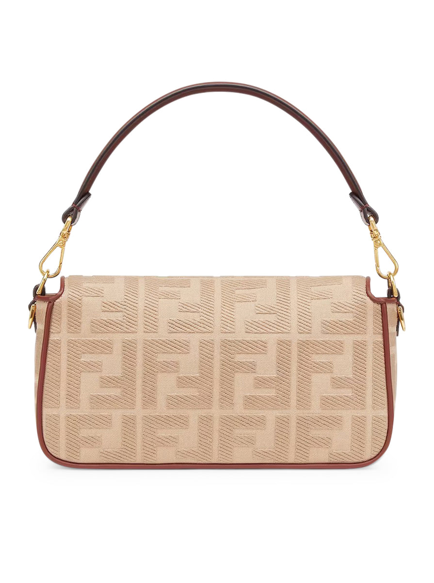 Túi Fendi Baguette Beige FF Canvas Bag Rep 1: 1 - 97Luxury