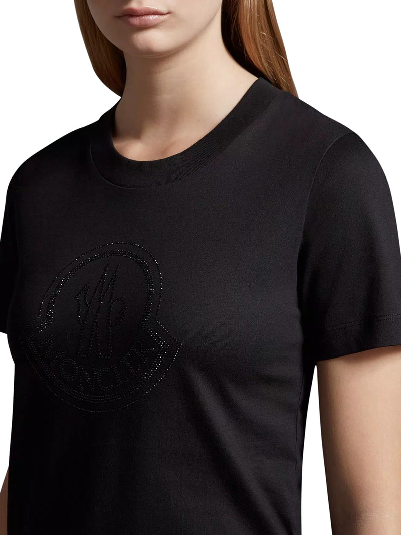 T-shirt with crystal logo