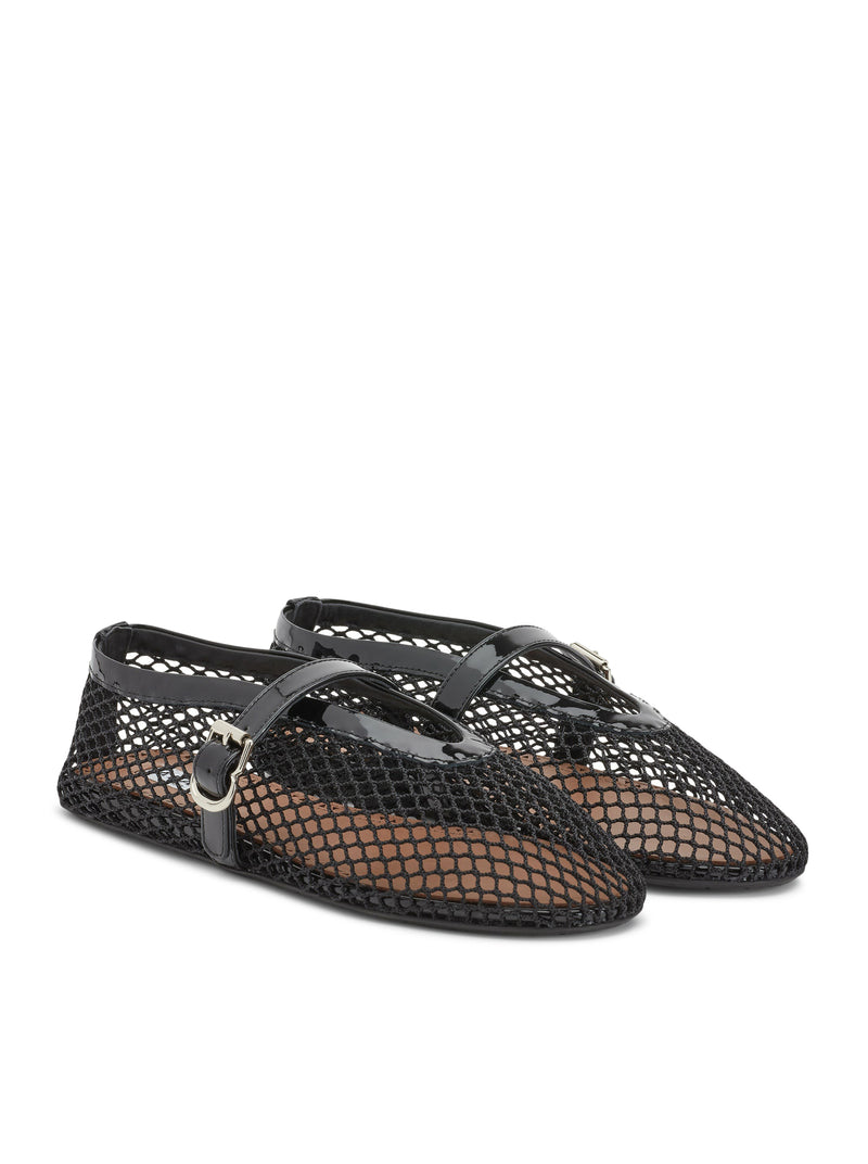 FLAT MESH BALLERINAS