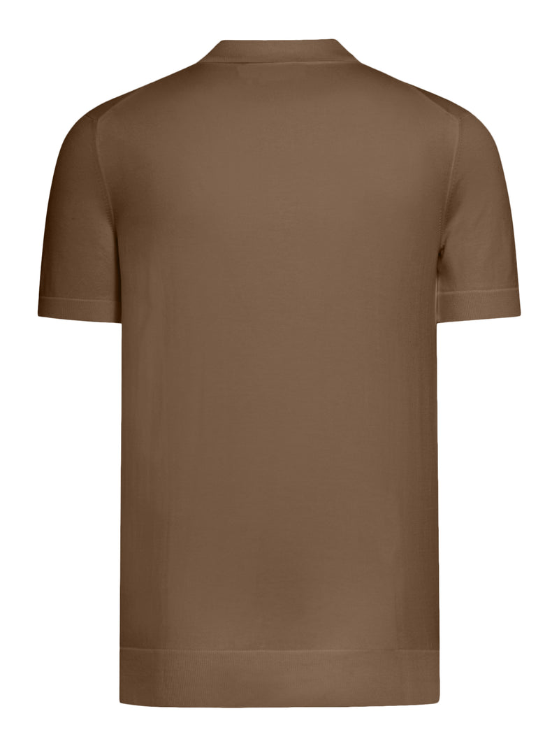 SHORT-SLEEVED COTTON TENNIS POLO