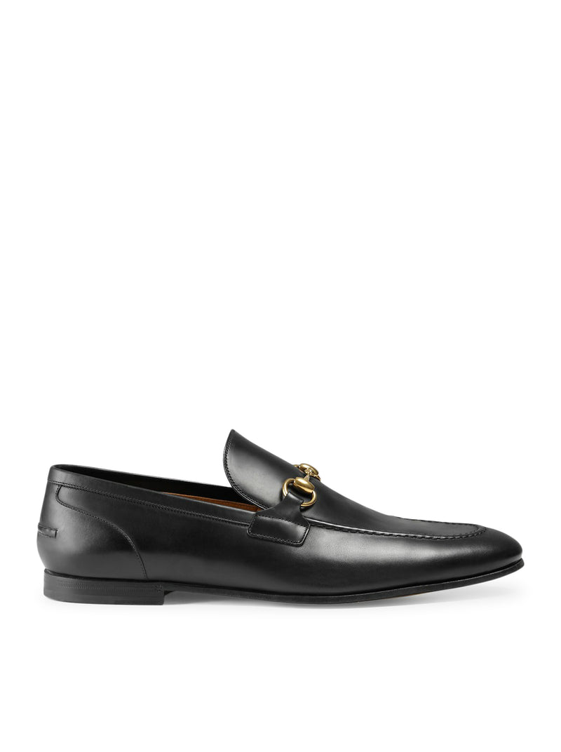 GUCCI JORDAAN MEN`S LEATHER LOAFER