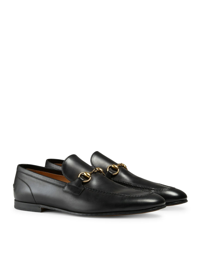 GUCCI JORDAAN MEN`S LEATHER LOAFER