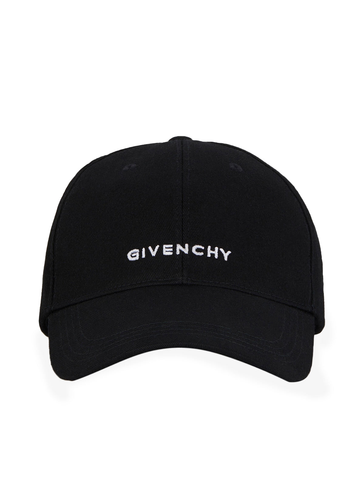 GIVENCHY EMBROIDERED COTTON BASEBALL CAP