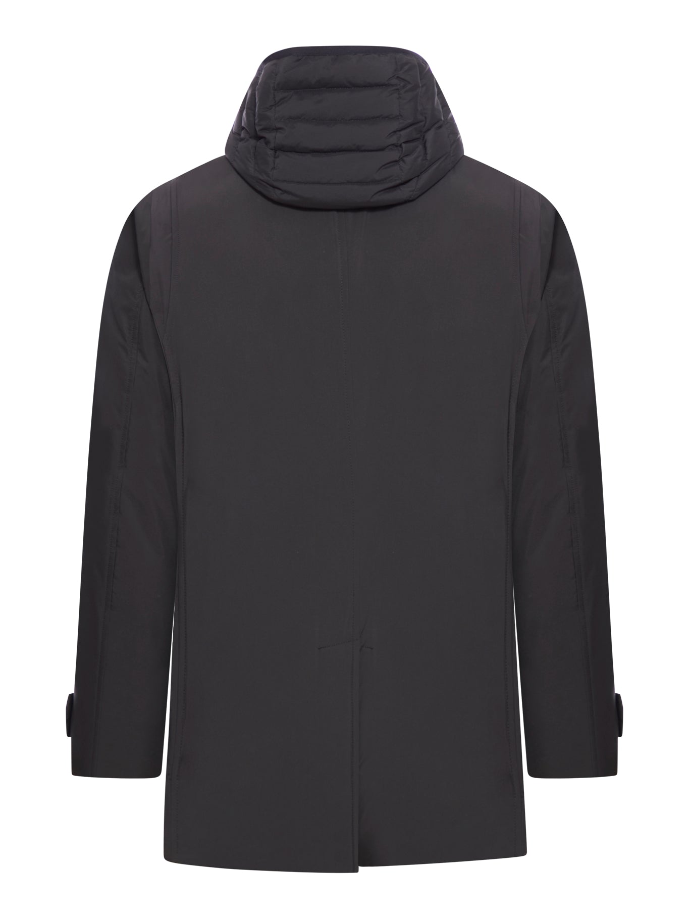 double-layer hooded coat