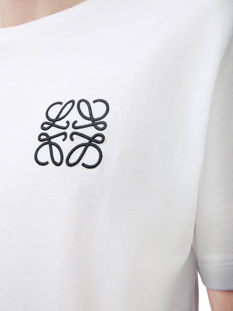 REGULAR FIT COTTON T-SHIRT WITH ANAGRAM