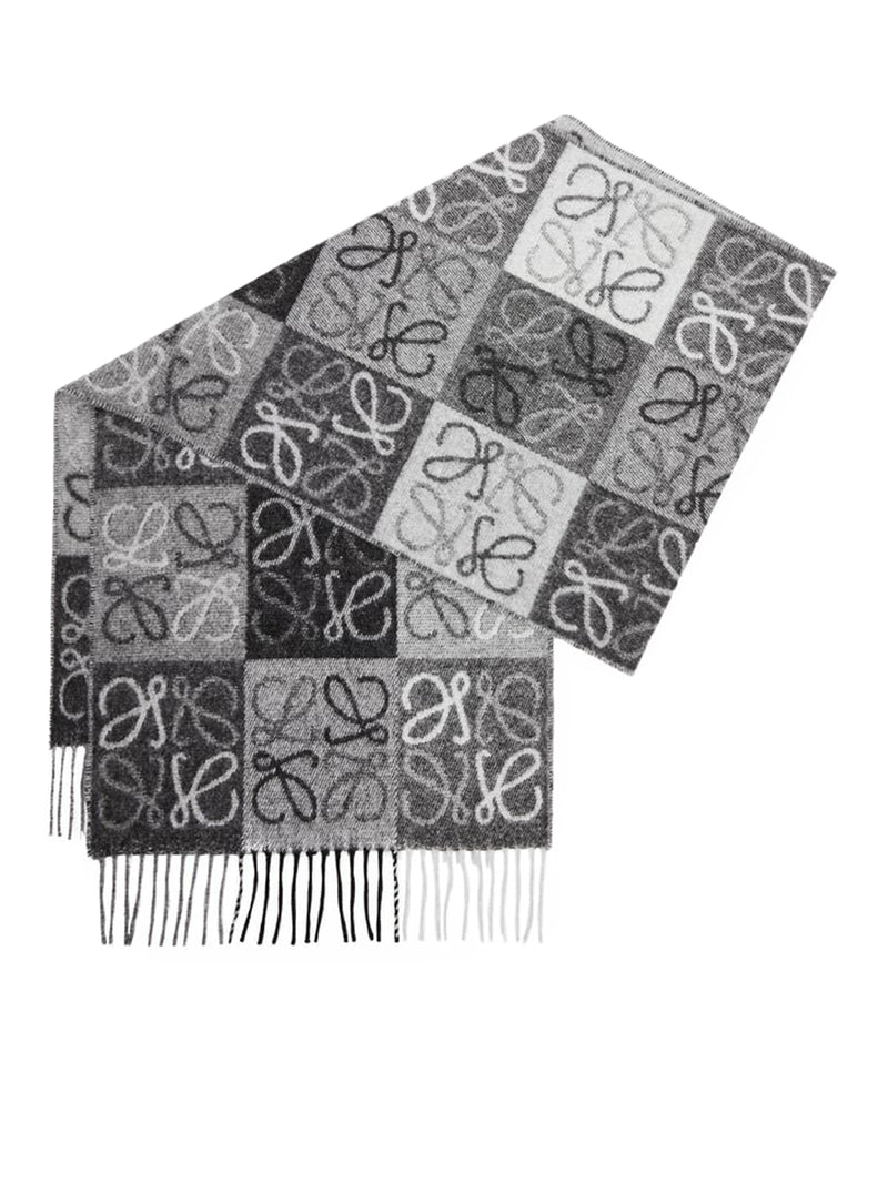 Wool and cashmere scarf