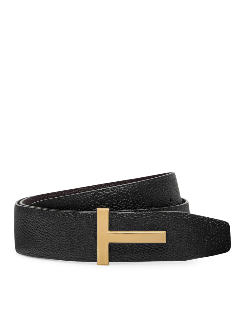 Ridge T leather belt