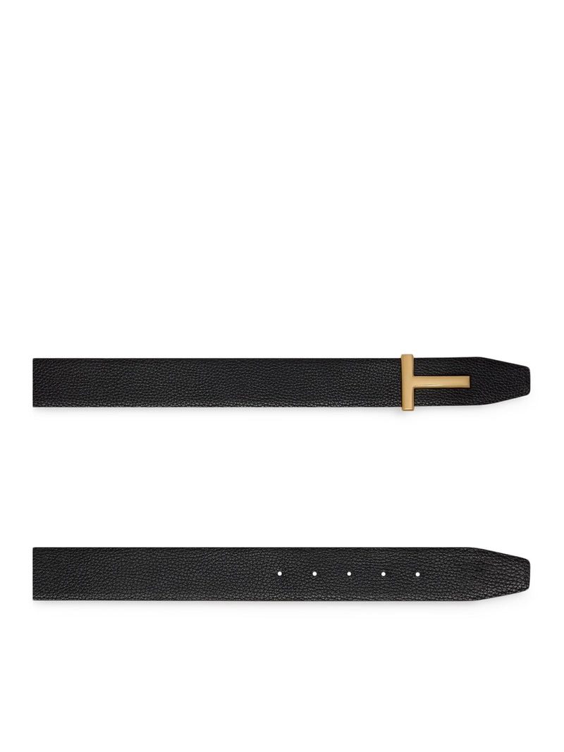 RIDGE T REVERSIBLE BELT IN HAMMERED LEATHER