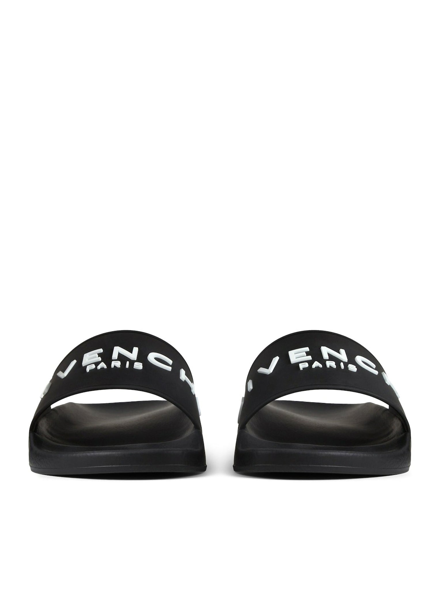 SLIDE FLAT SANDALS IN RUBBER