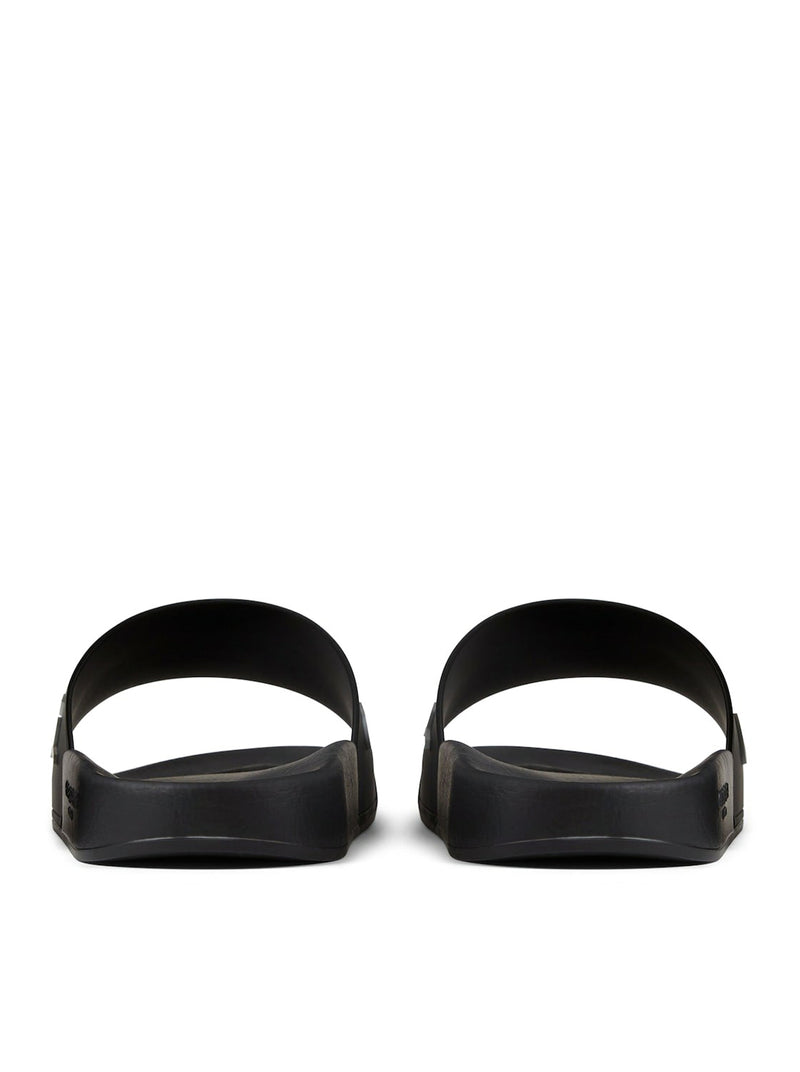 SLIDE FLAT SANDALS IN RUBBER