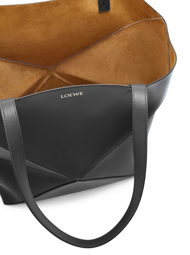 PUZZLE FOLD TOTE XL BAG IN POLISHED CALFSKIN