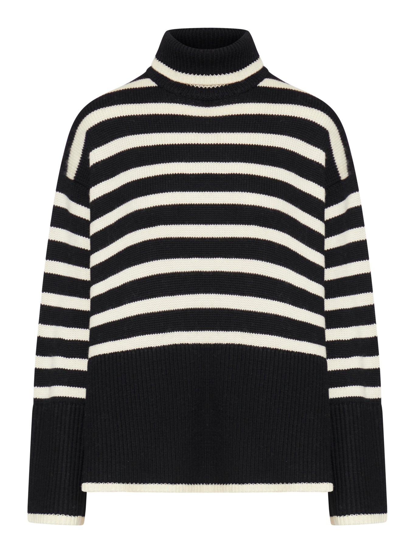 Signature stripe turtleneck