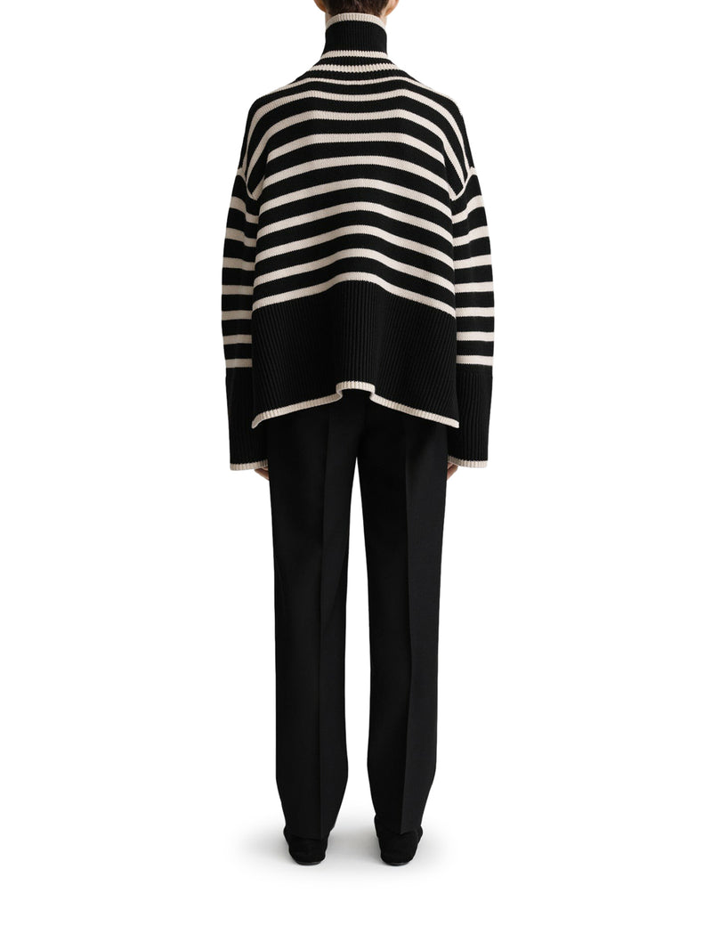 Signature stripe turtleneck