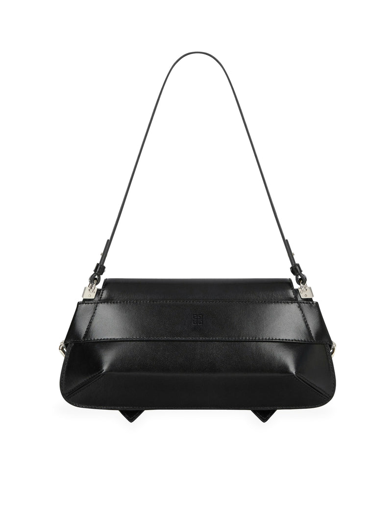 Voyou Shoulder Flap bag in Box leather