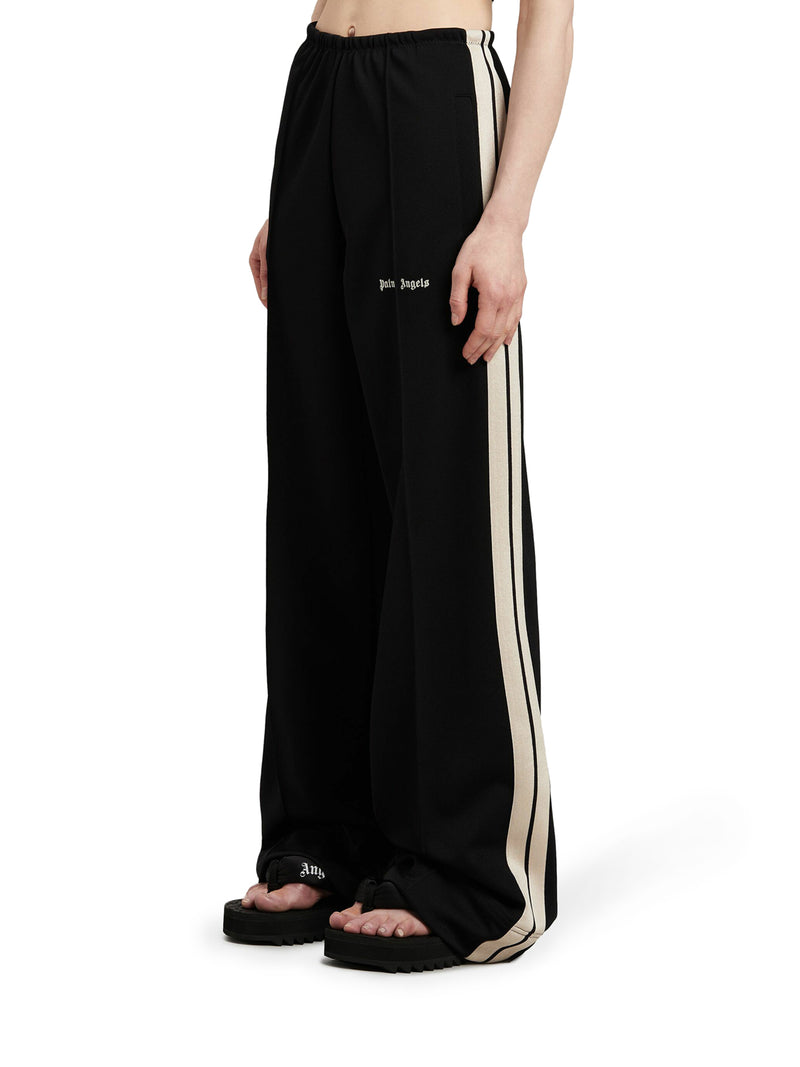 Sports trousers with side stripes