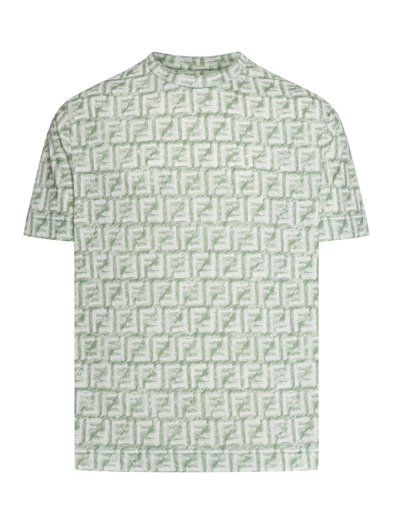 Green FF cotton t-shirt