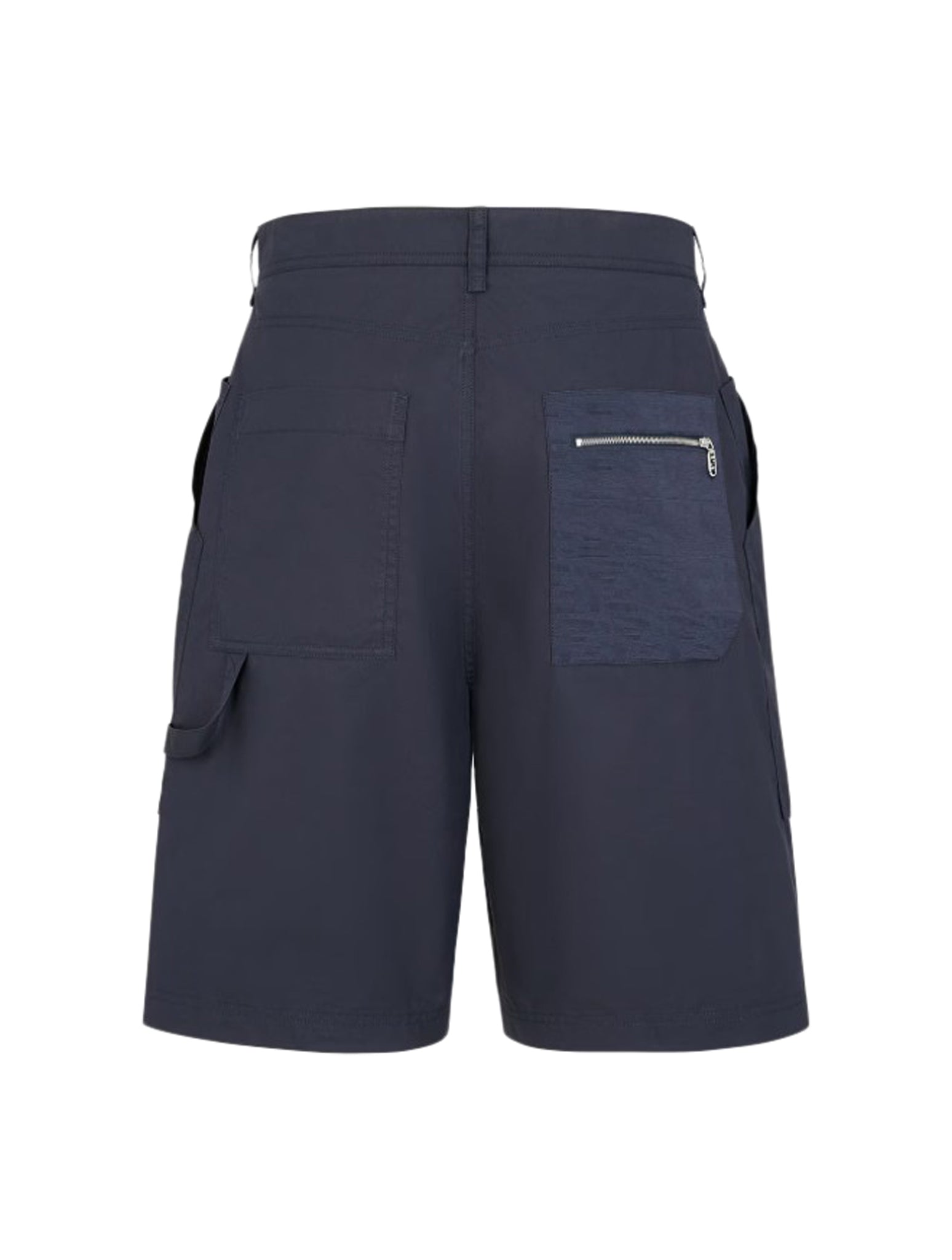 Short trousers in blue FF technical cotton