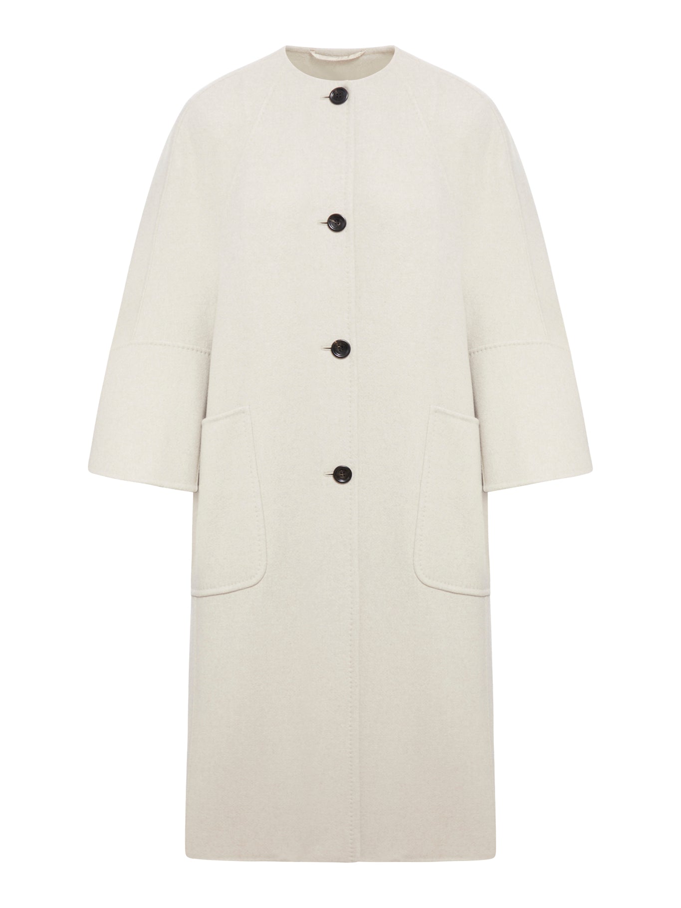 Cashmere cardigan coat