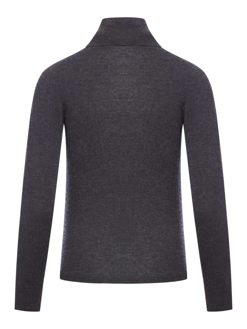 Cashmere wool turtleneck sweater