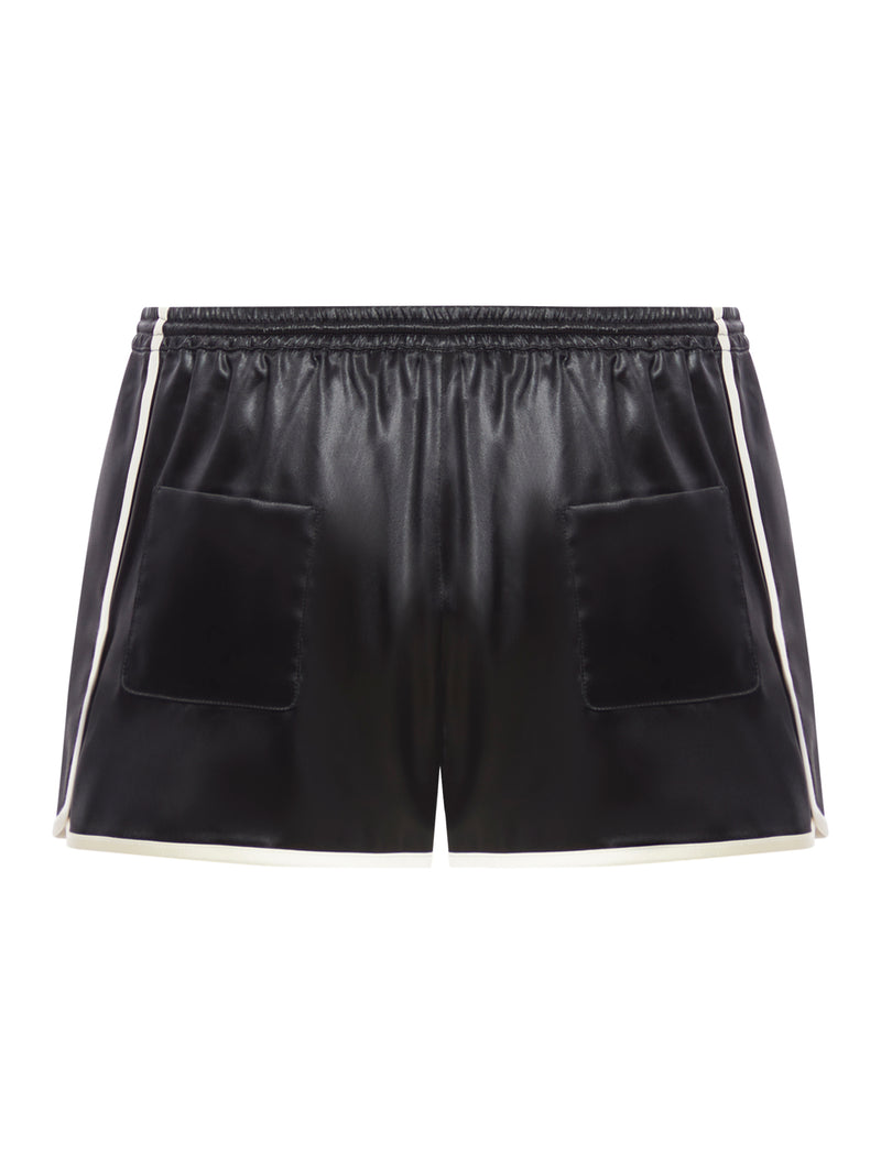 shorts in acetate fabric