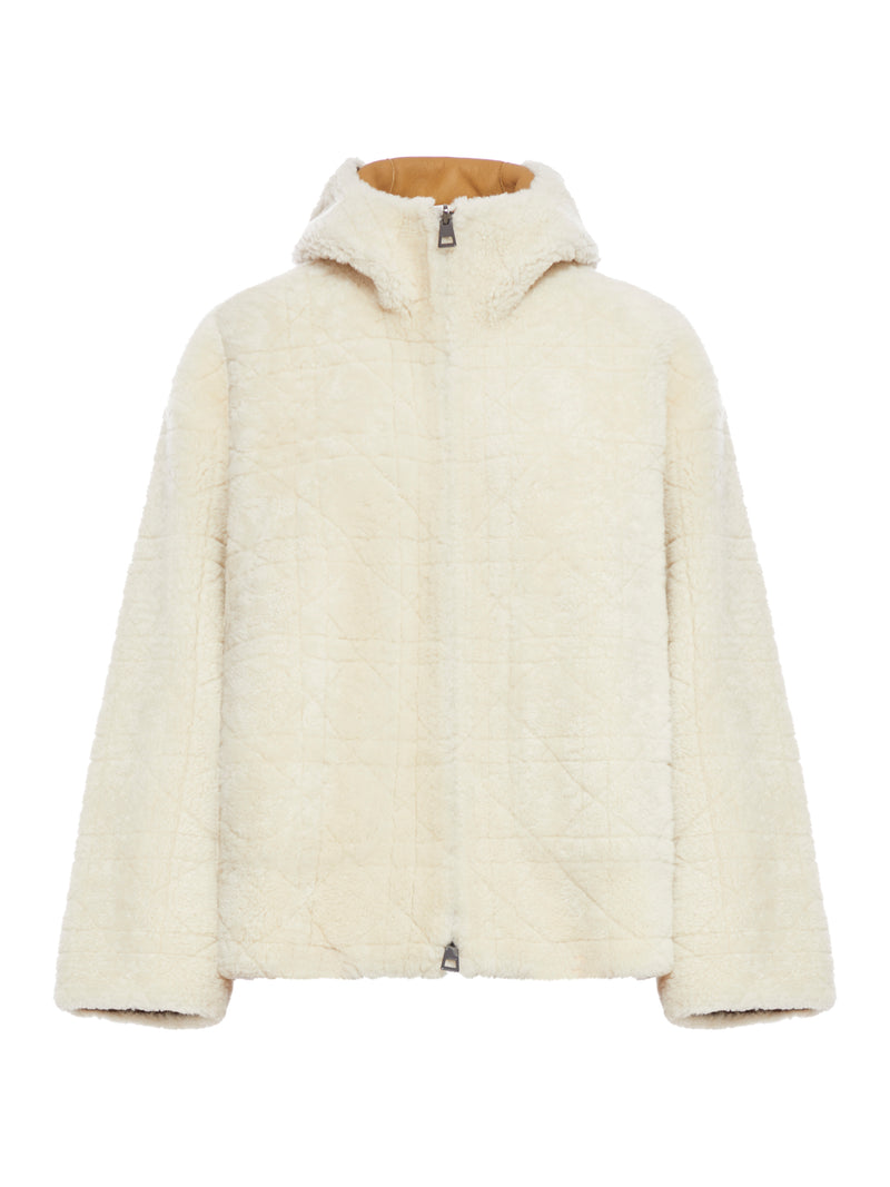 Reversible merino wool jacket