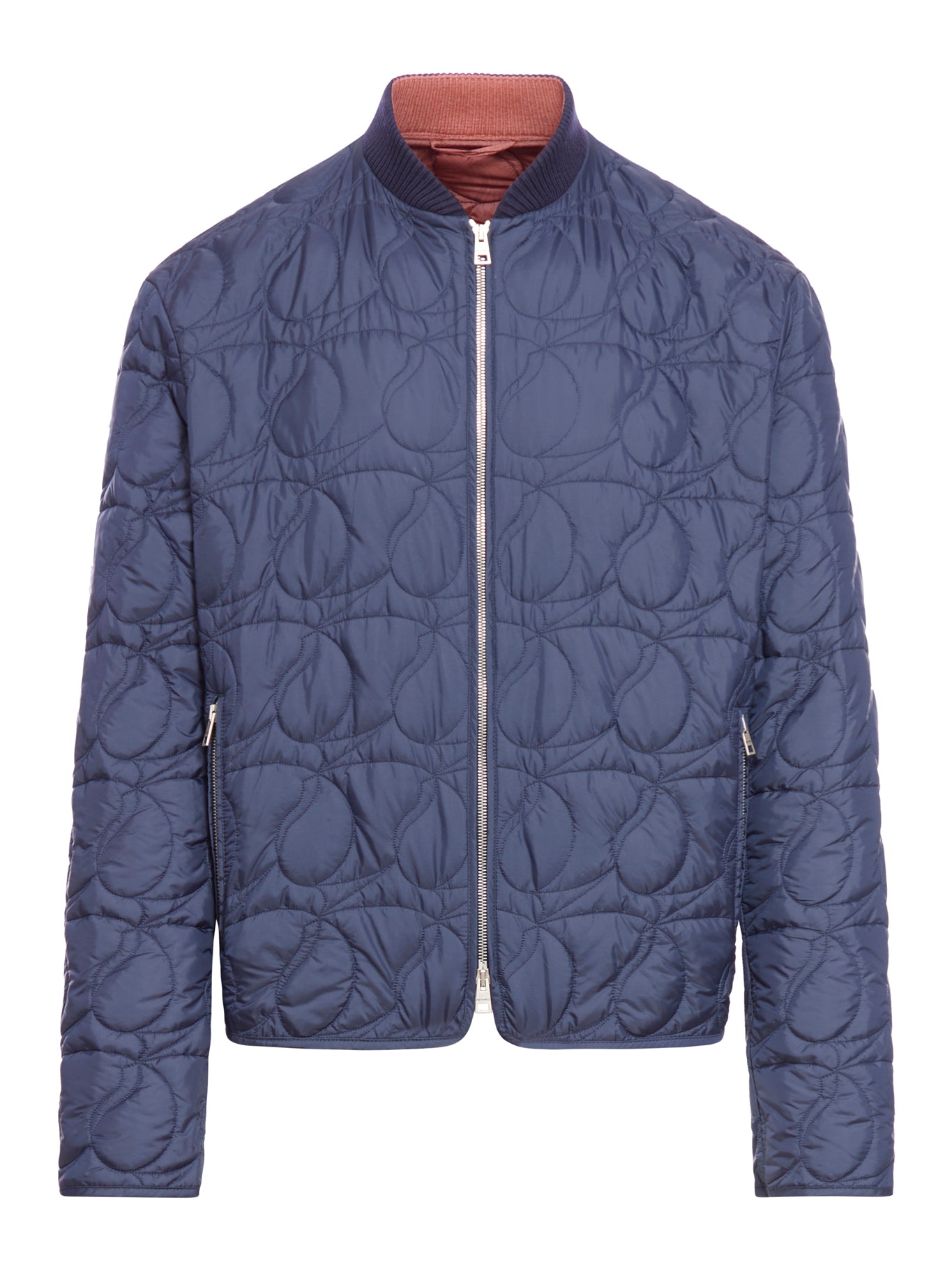 QUILTED PAISLEY BOMBER JACKET