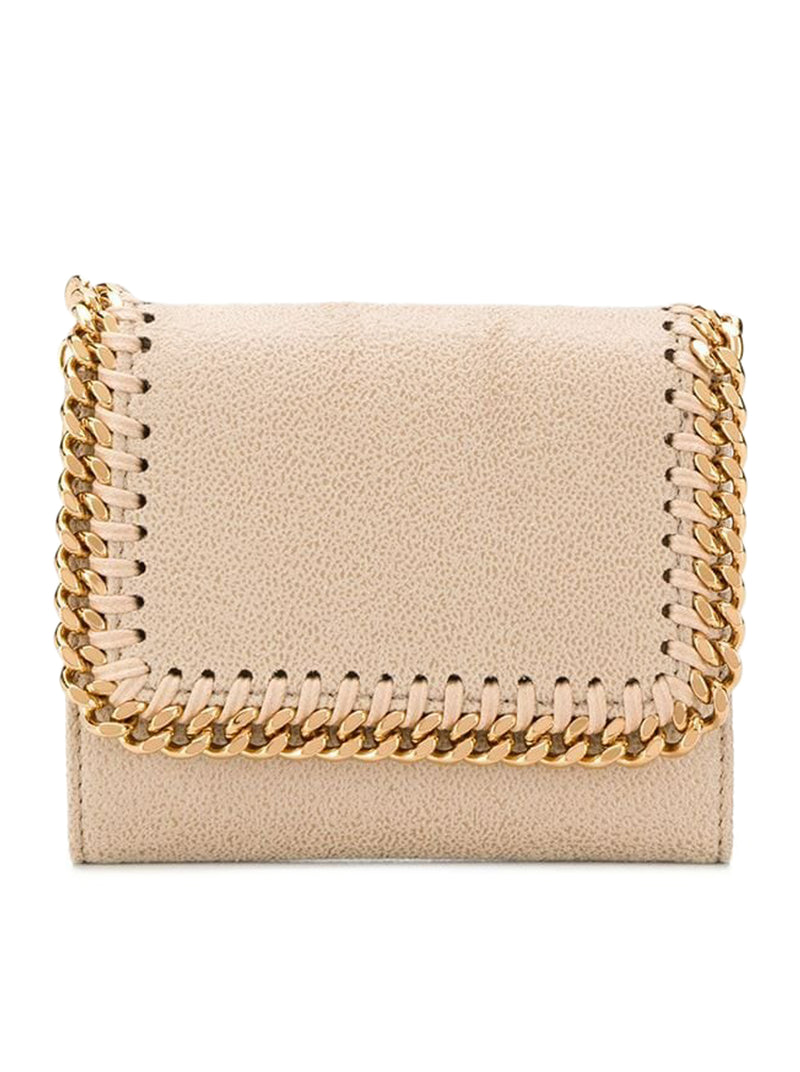 Falabella small wallet in shaggy deer