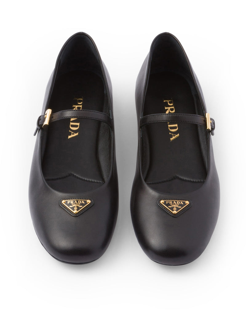 Nappa leather ballet flats