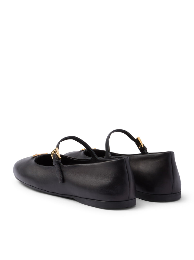 Nappa leather ballet flats