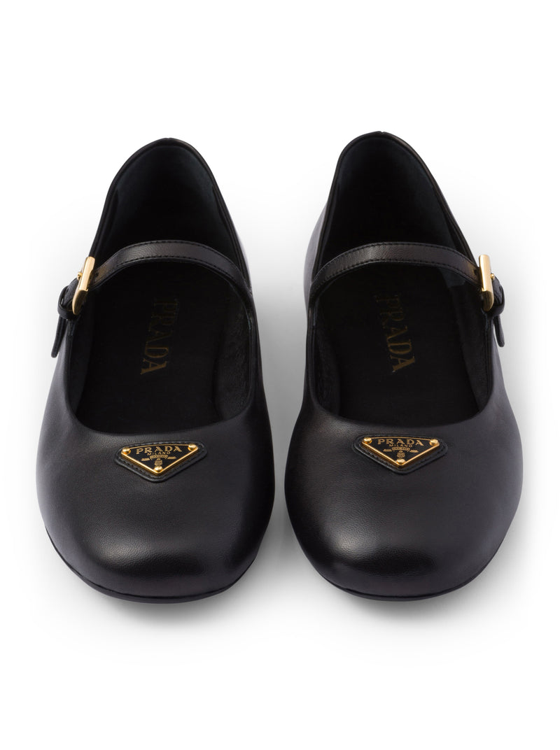 Nappa leather ballet flats