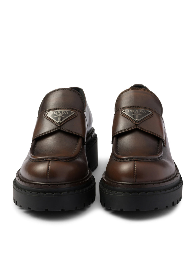 Leather moccasins