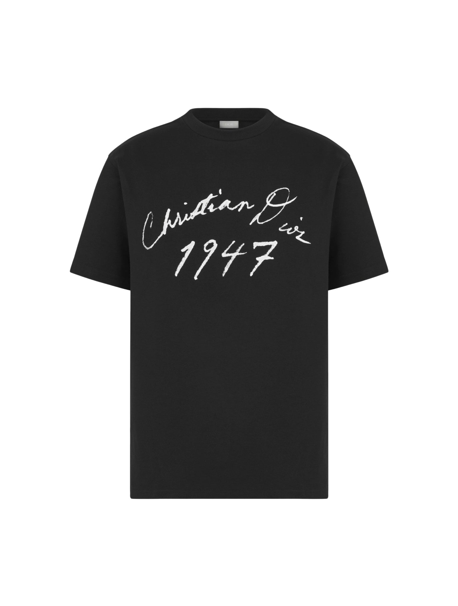 Relaxed fit T-shirt with handwritten Christian Dior signature