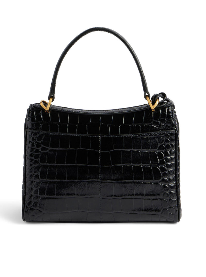 WOMEN`S RODEO MINI CROCODILE BAG IN BLACK