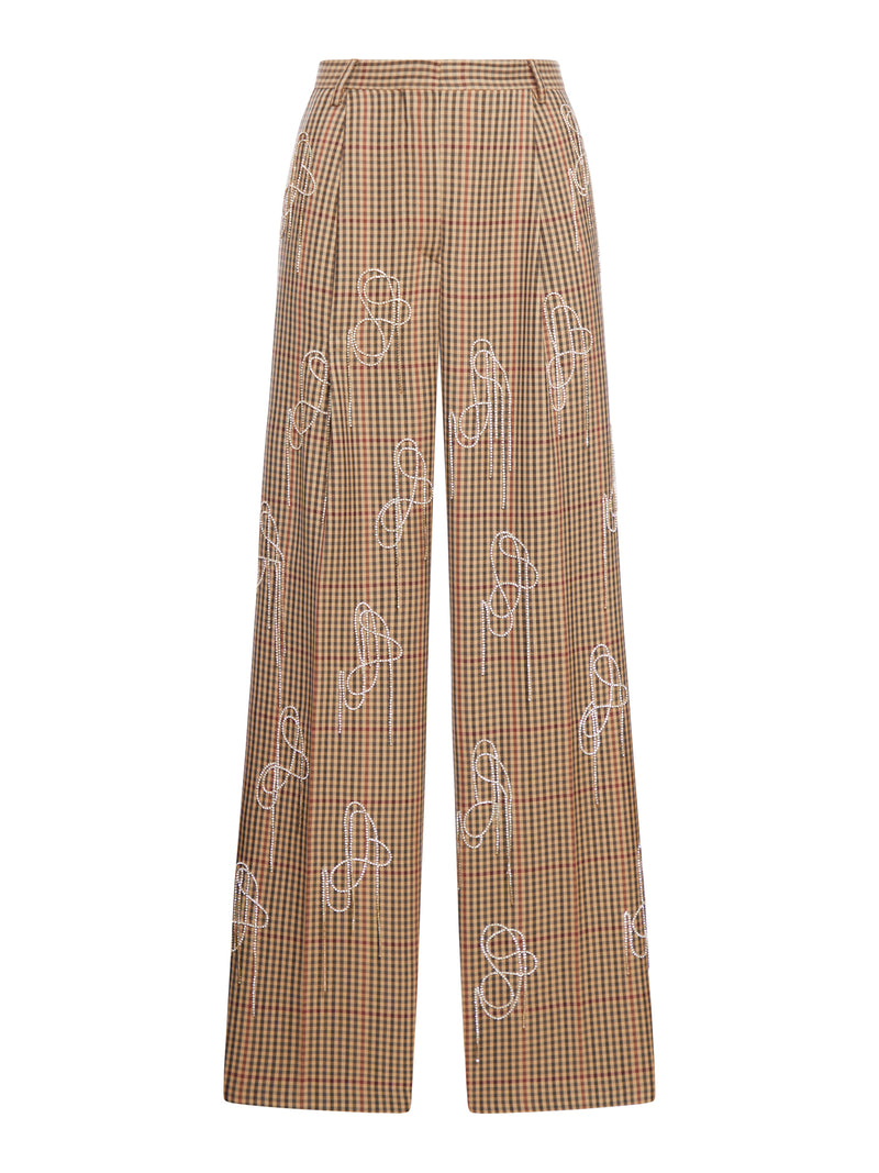 Printed Porter trousers