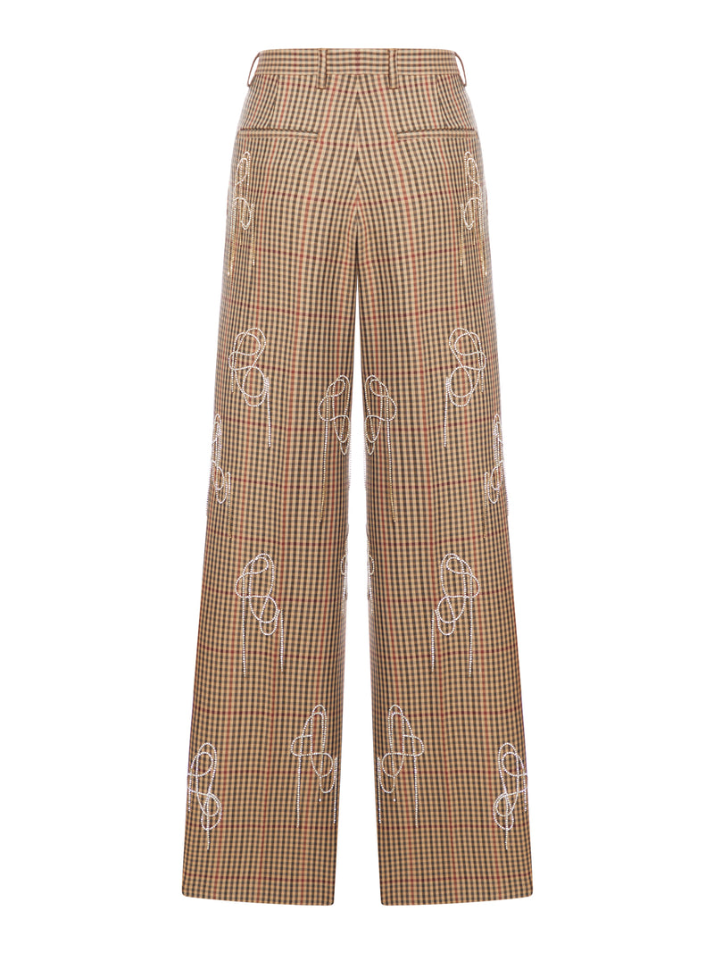 Printed Porter trousers