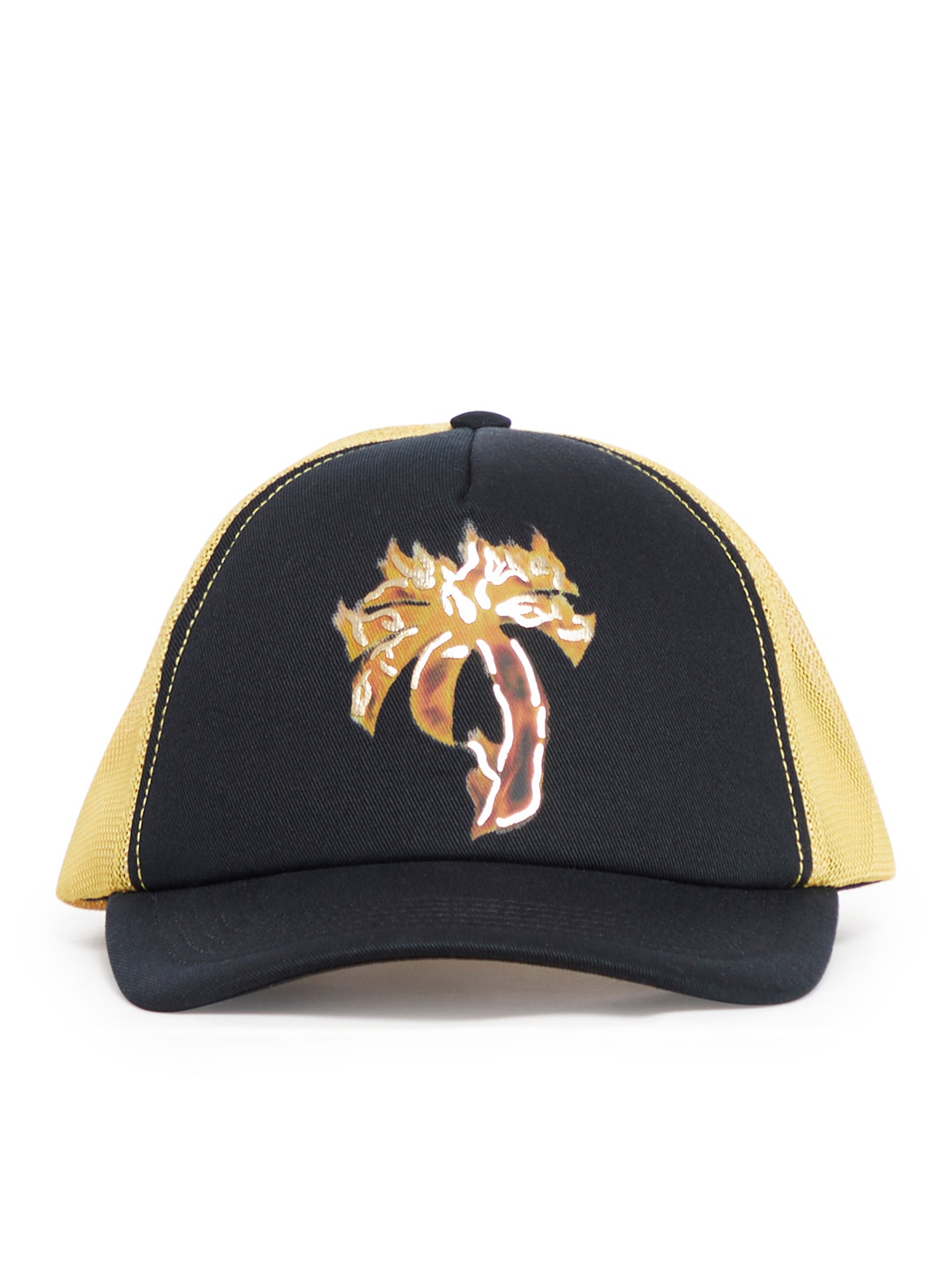 Baseball hat with Burning Palm print