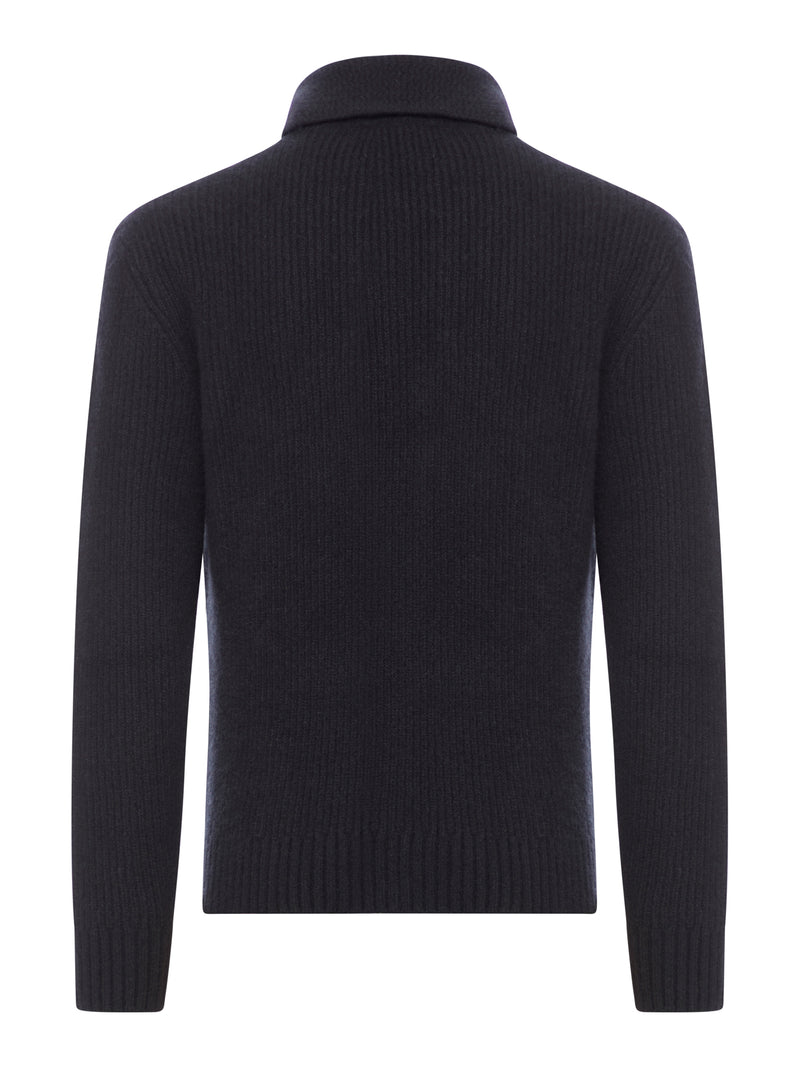 ribbed cashmere sweater