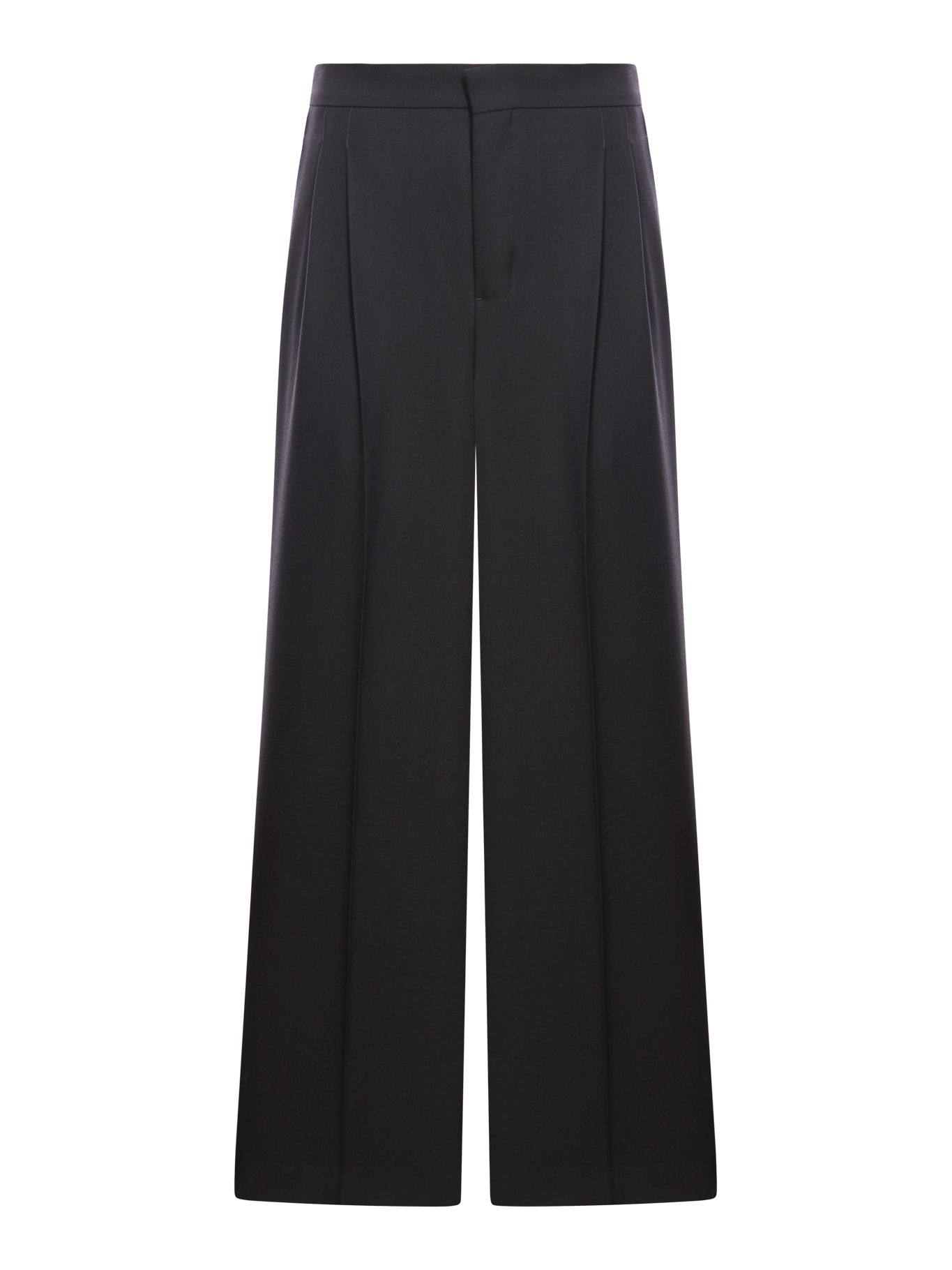 trousers with pleats