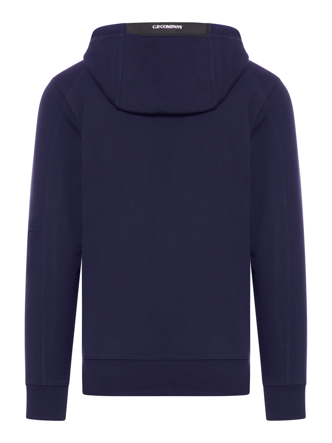 Diagonal Raised Fleece Hoodie