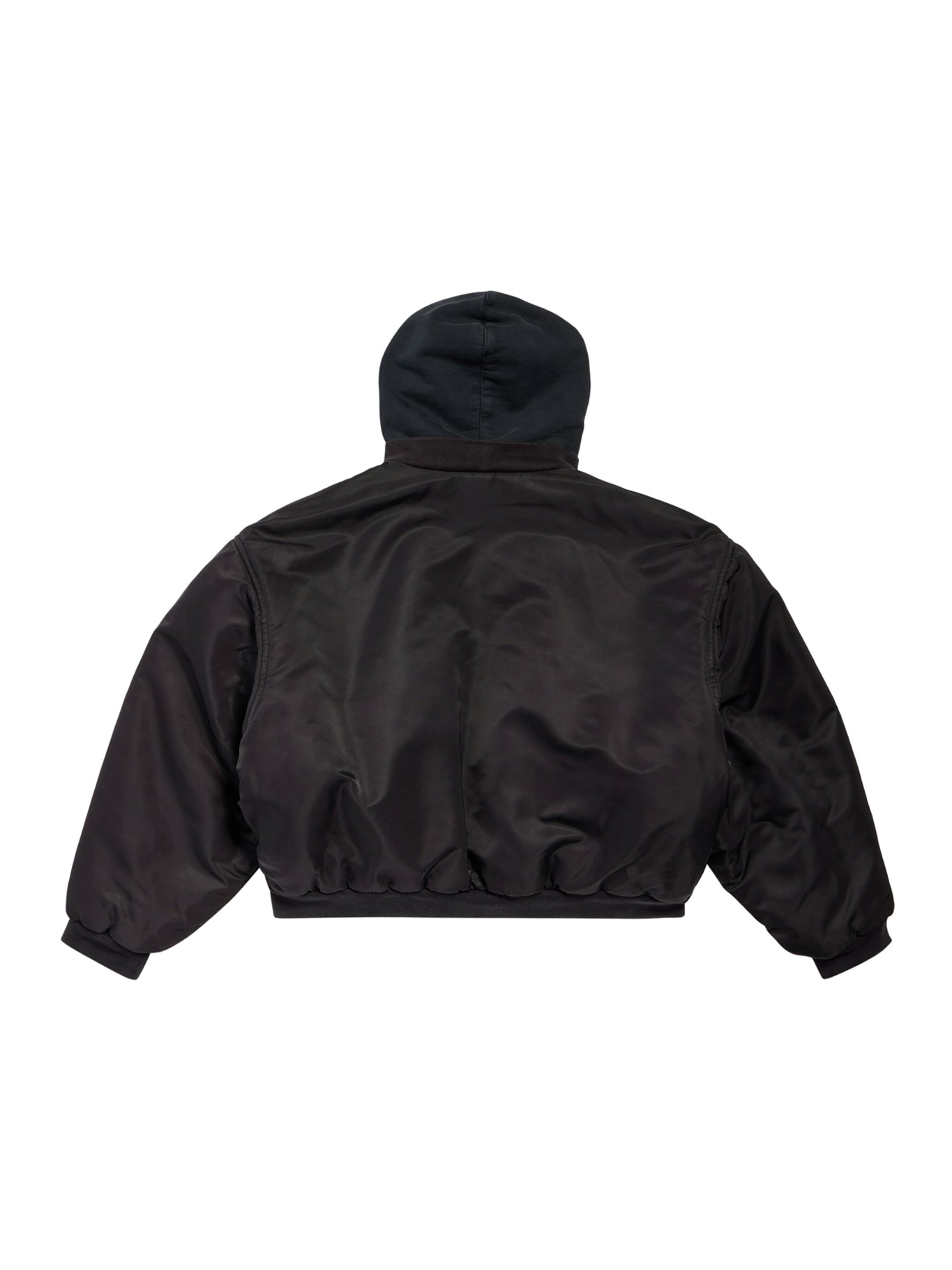 HOODED BOMBER JACKET