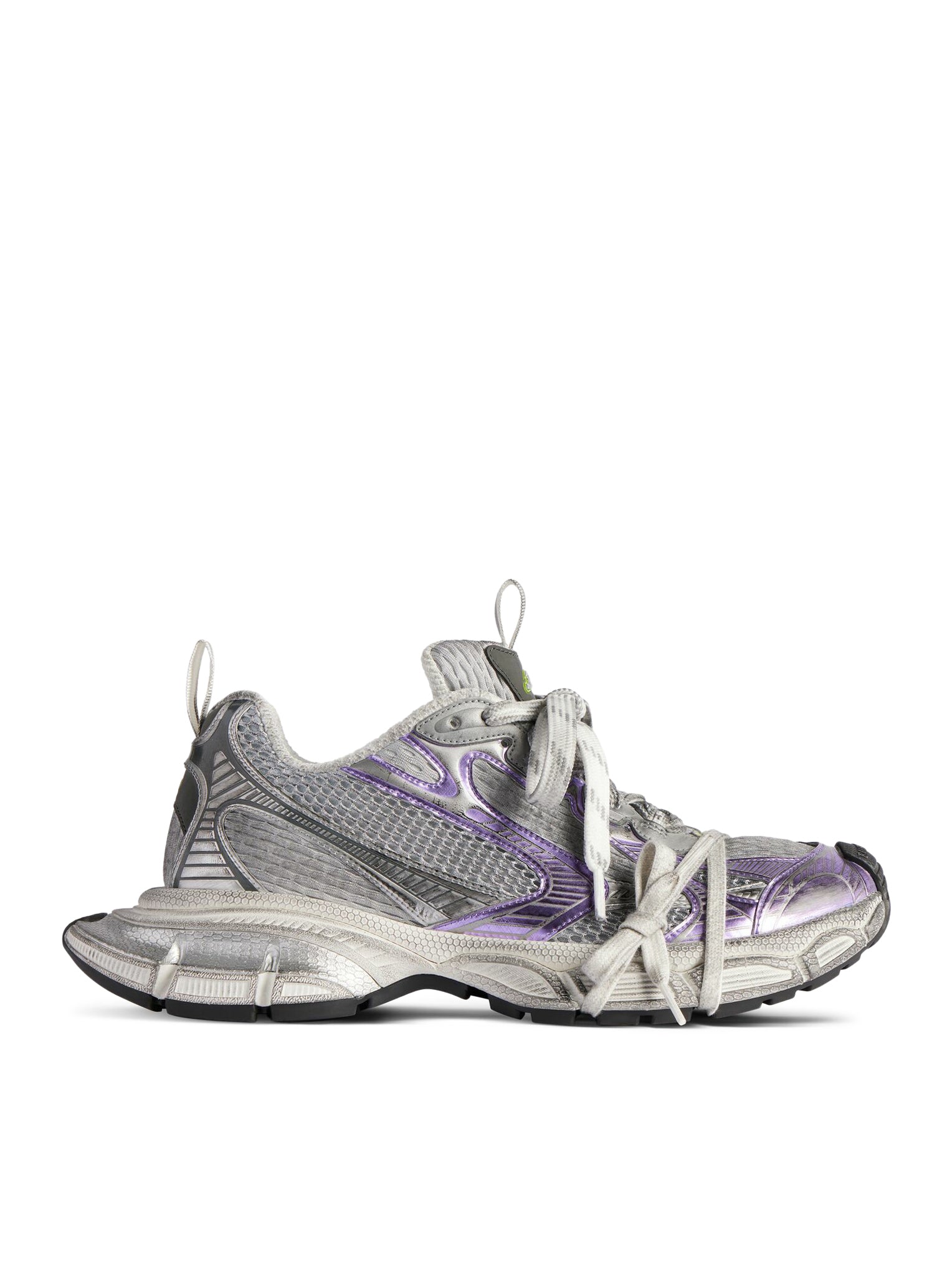 SNEAKER 3XL DA DONNA IN GRIGIO/VIOLA/BIANCO