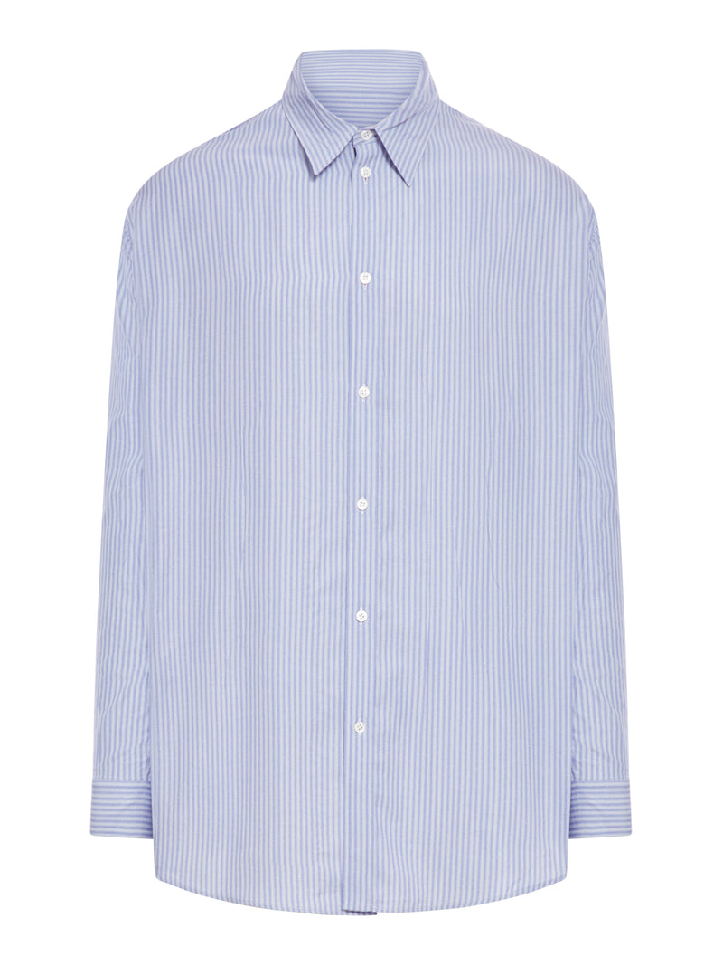 MEN`S FLUID SHIRT IN BLUE/WHITE