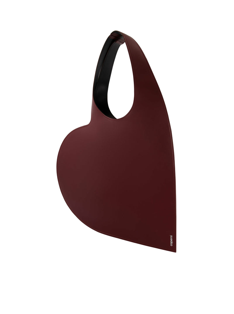 Heart-shaped tote bag