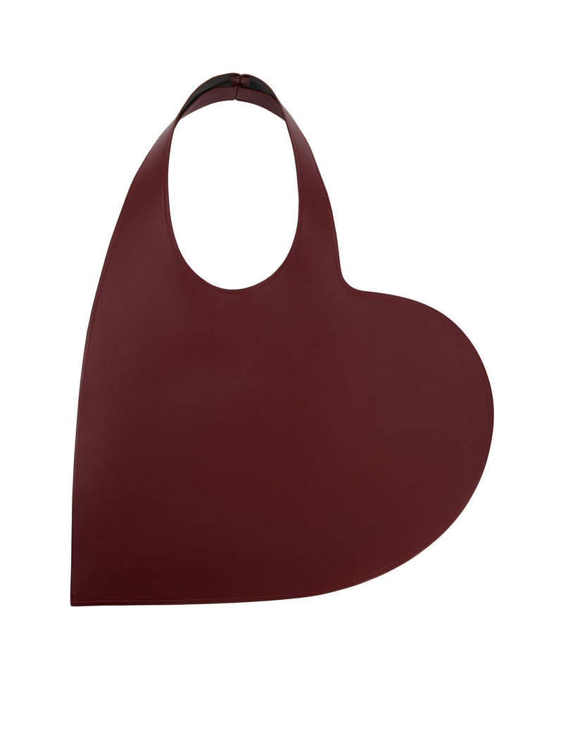 Heart-shaped tote bag