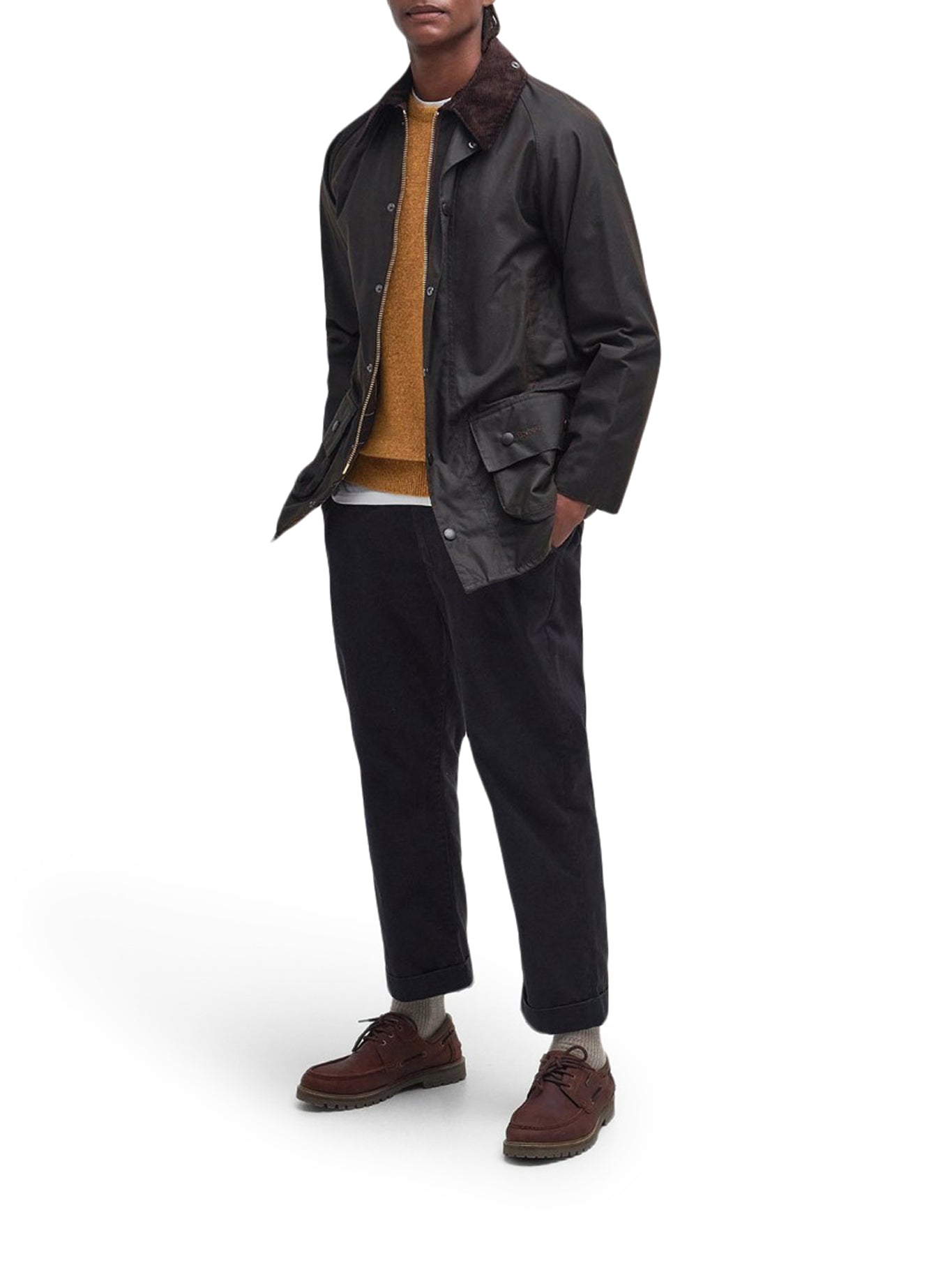 Beaufort snap closure jacket
